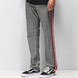 Ninth Hall Men's Size 34" x 33"  Highland Grey Plaid Chino Pants